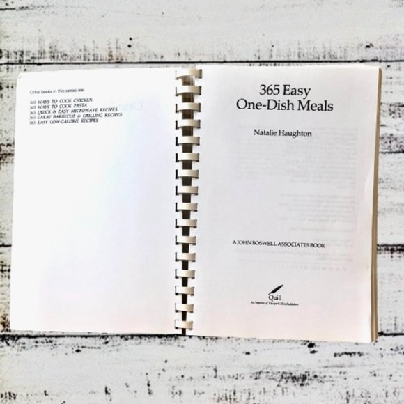 365 Easy One-Dish Meals by Natalie Haughton SPIRAL BOUND Paperback - Picture 4 of 8